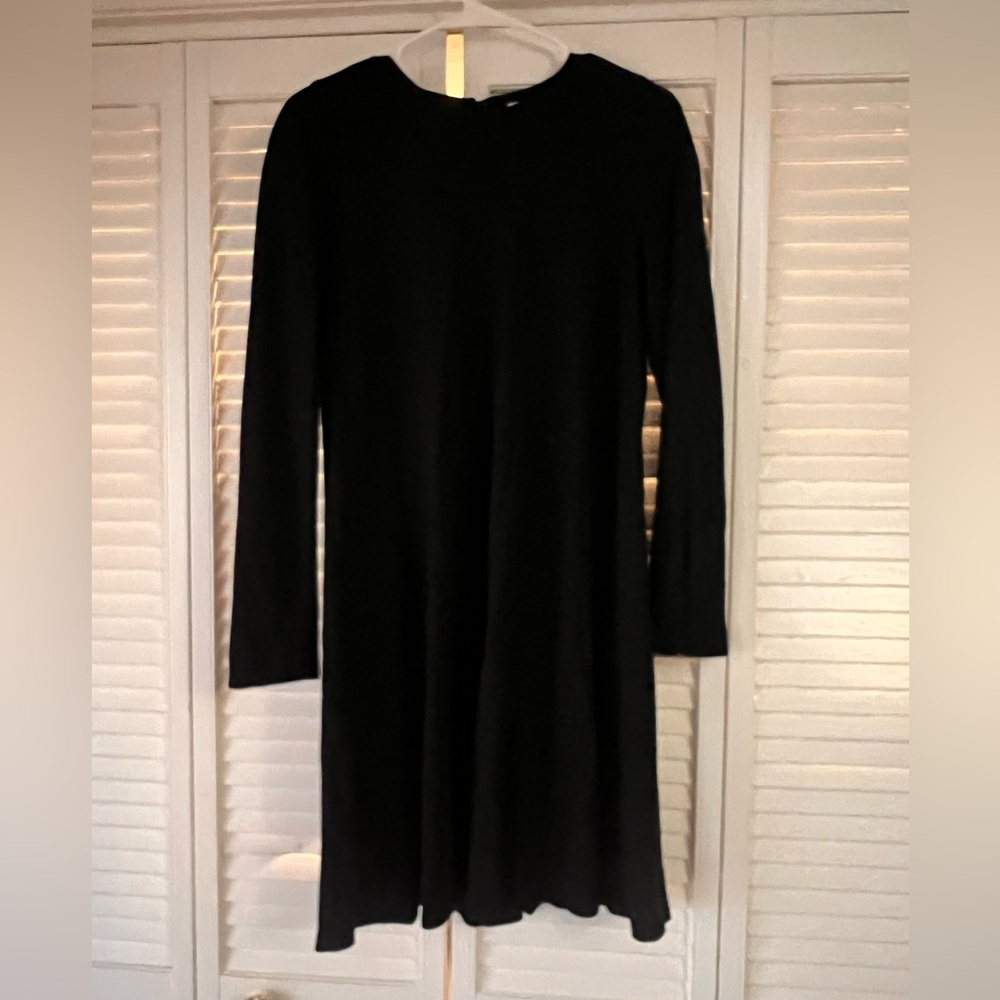 Jones New York Classic Black Long Sleeve Dress